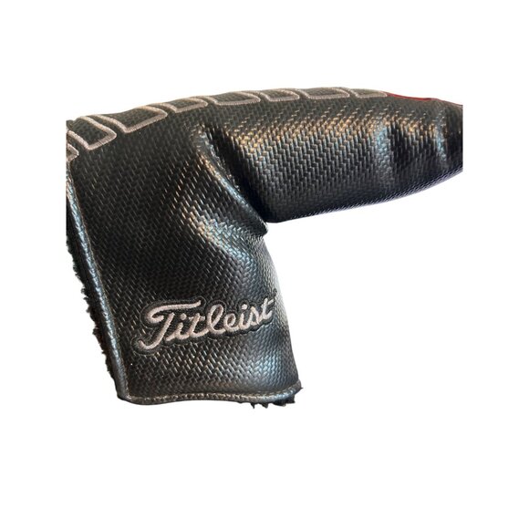 Scotty Cameron Milled Putters Headcover Titleist Golf Club Cover Black & Red - Picture 4 of 7